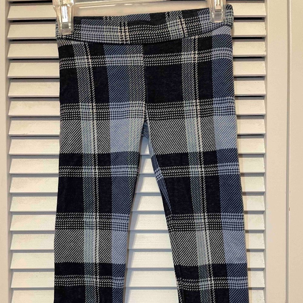Blue Plaid Pants